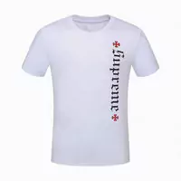 supreme t-shirt france gift side logo white